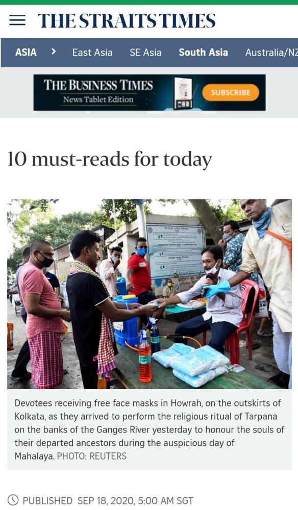 10 must-reads for today (StraitsTimes)