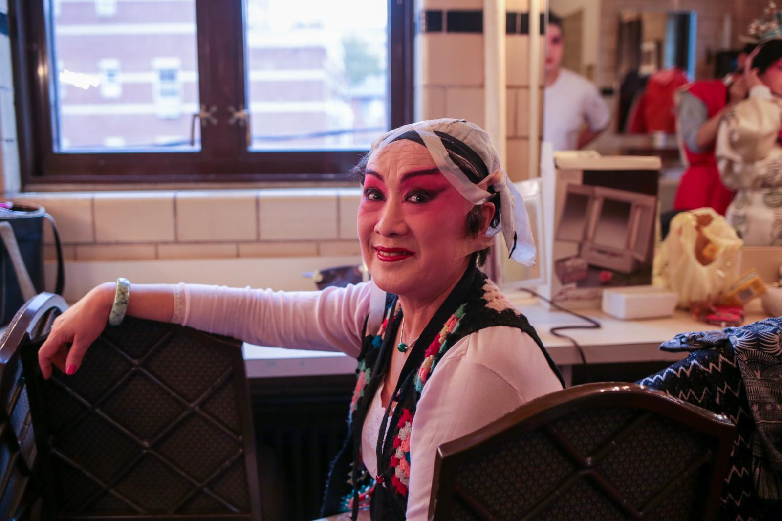 Backstage at the Chinese Opera