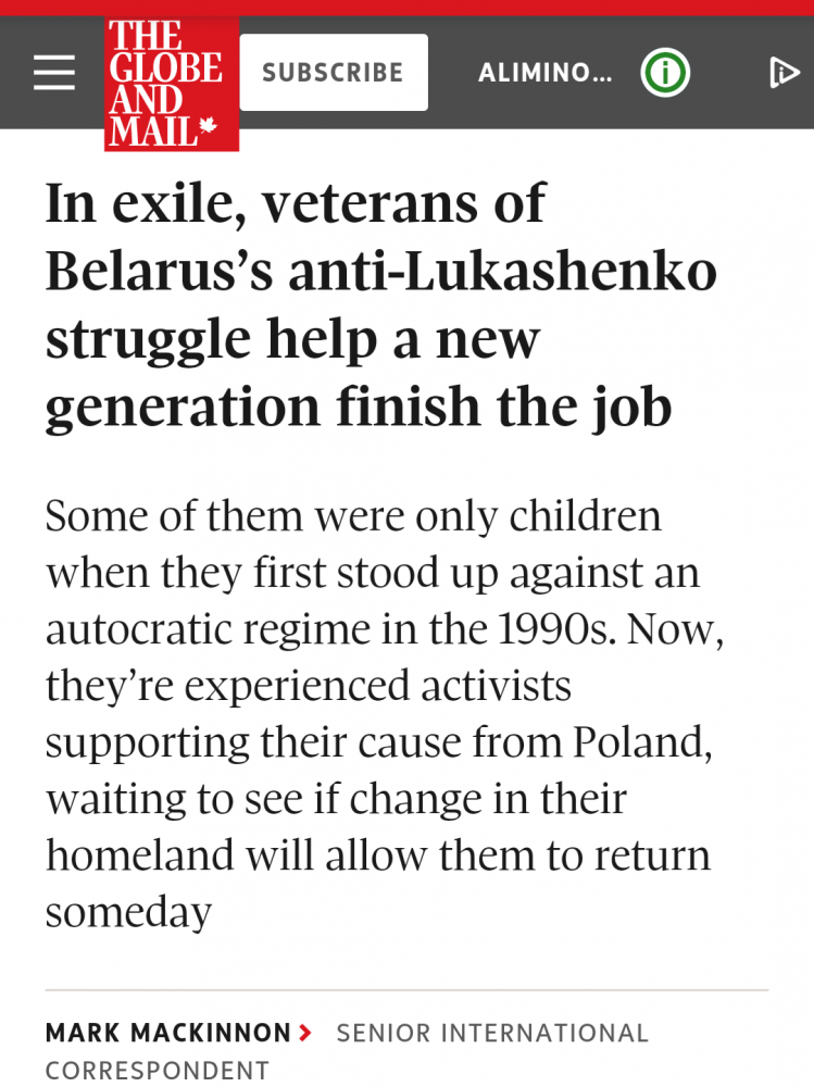 In exile, veterans of Belarus's anti-Lukashenko struggle to help a new generation finish the job