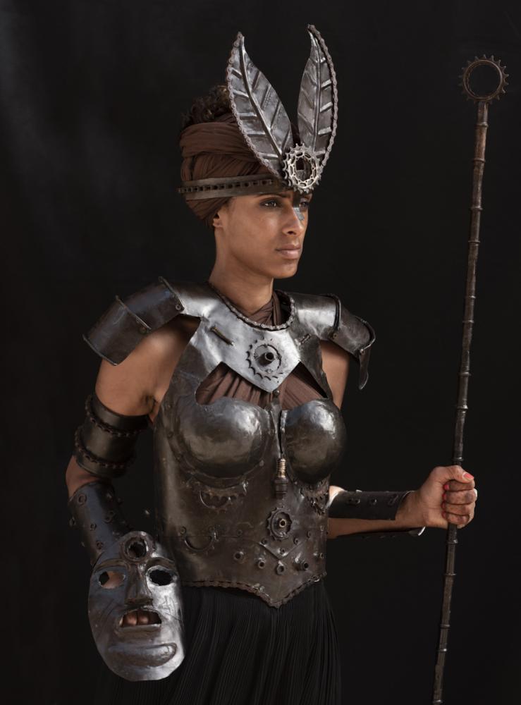 The woman armor