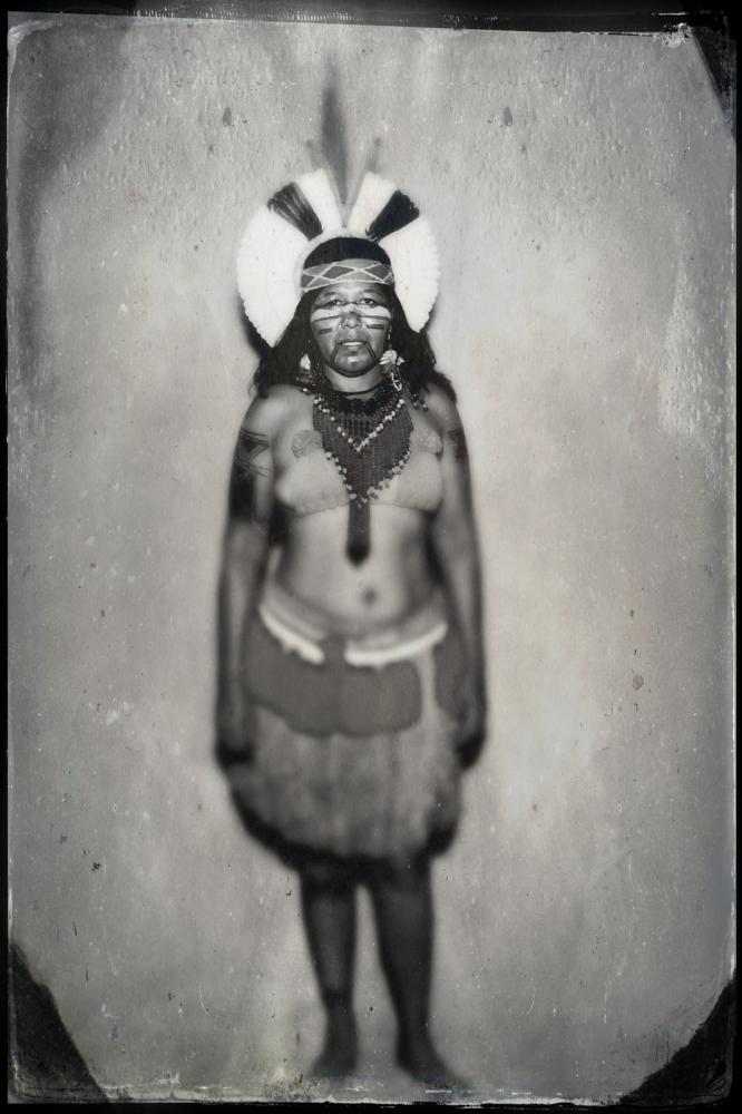 Image from Indigenous Games  - Digital photo, IPhone app created.  (Luiz C. Ribeiro) 