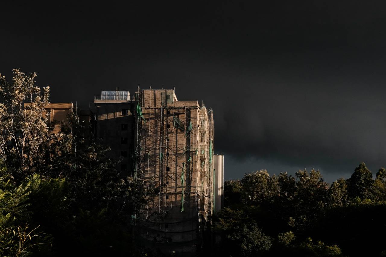 Kabir Dhanji | COVID-19 Quarantine Nairobi - An afternoon thunderstorm brews in the distance as seen...