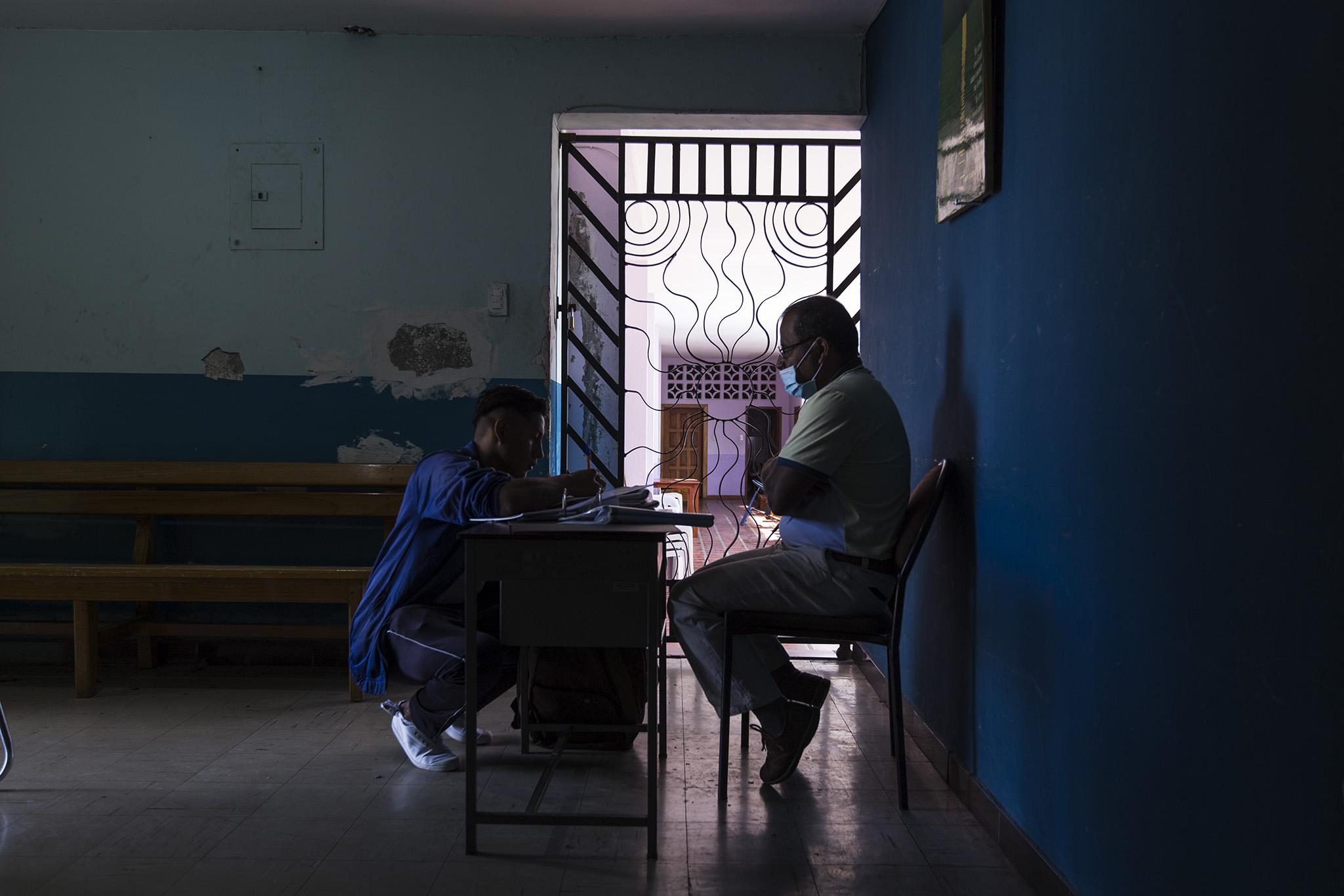 The &quot;Virgilio Guerrero&quot; Center for Juvenile Offenders in the city of Quito,...