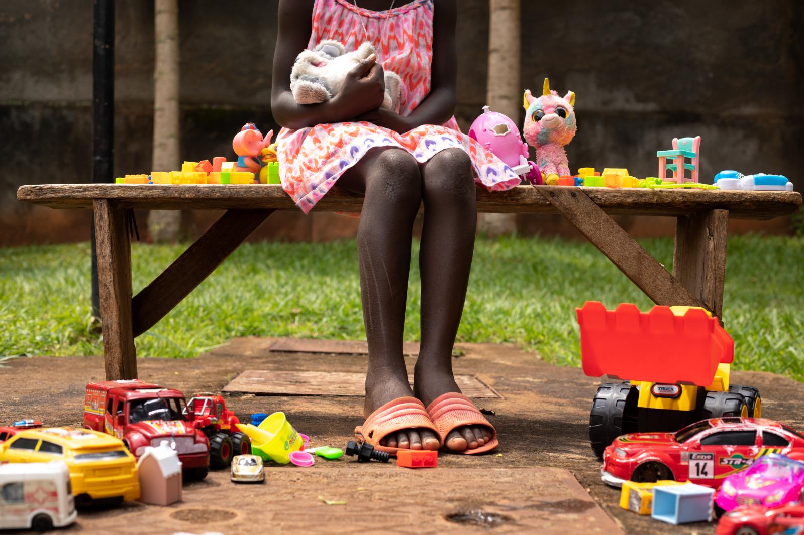 Image from Surviving Bery: A Girlhood Trauma | DeLovie Kwagala  - “I have a lot of sisters! And toys!”   Immy*...
