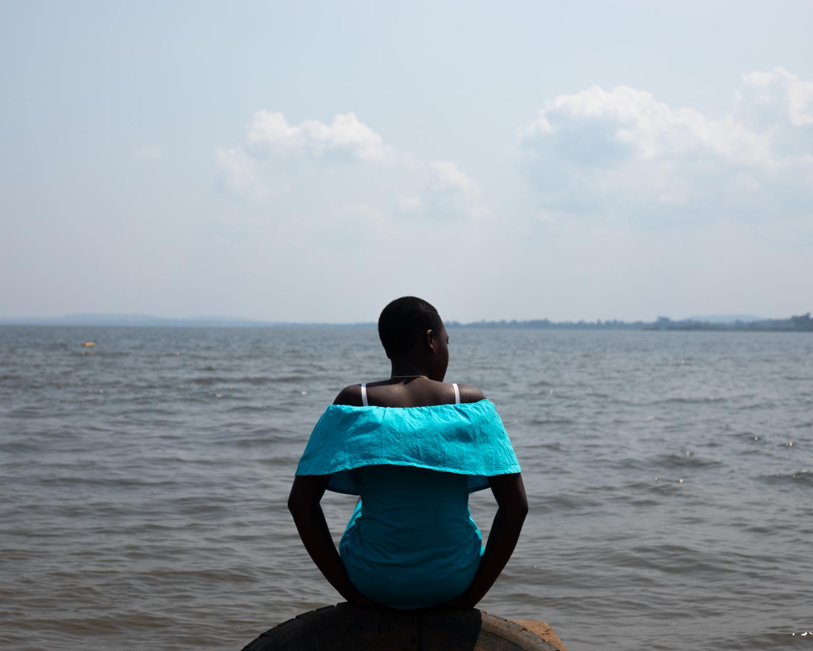 Image from Surviving Bery: A Girlhood Trauma | DeLovie Kwagala  - “The lake reminds me of love. It mothered me...