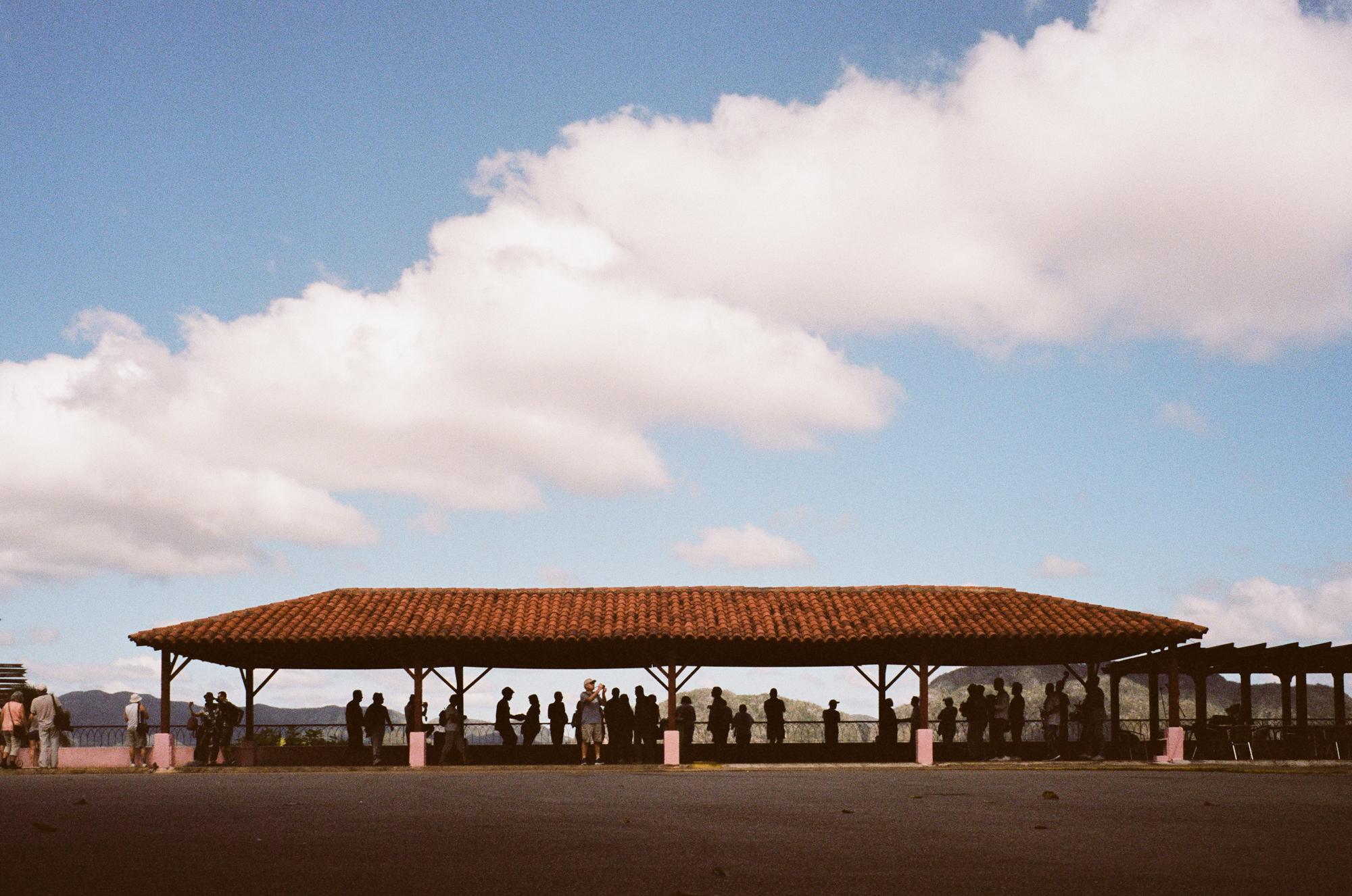 Tobaccoland - VIÑALES.  The pavilion overlooking the UNESCO...