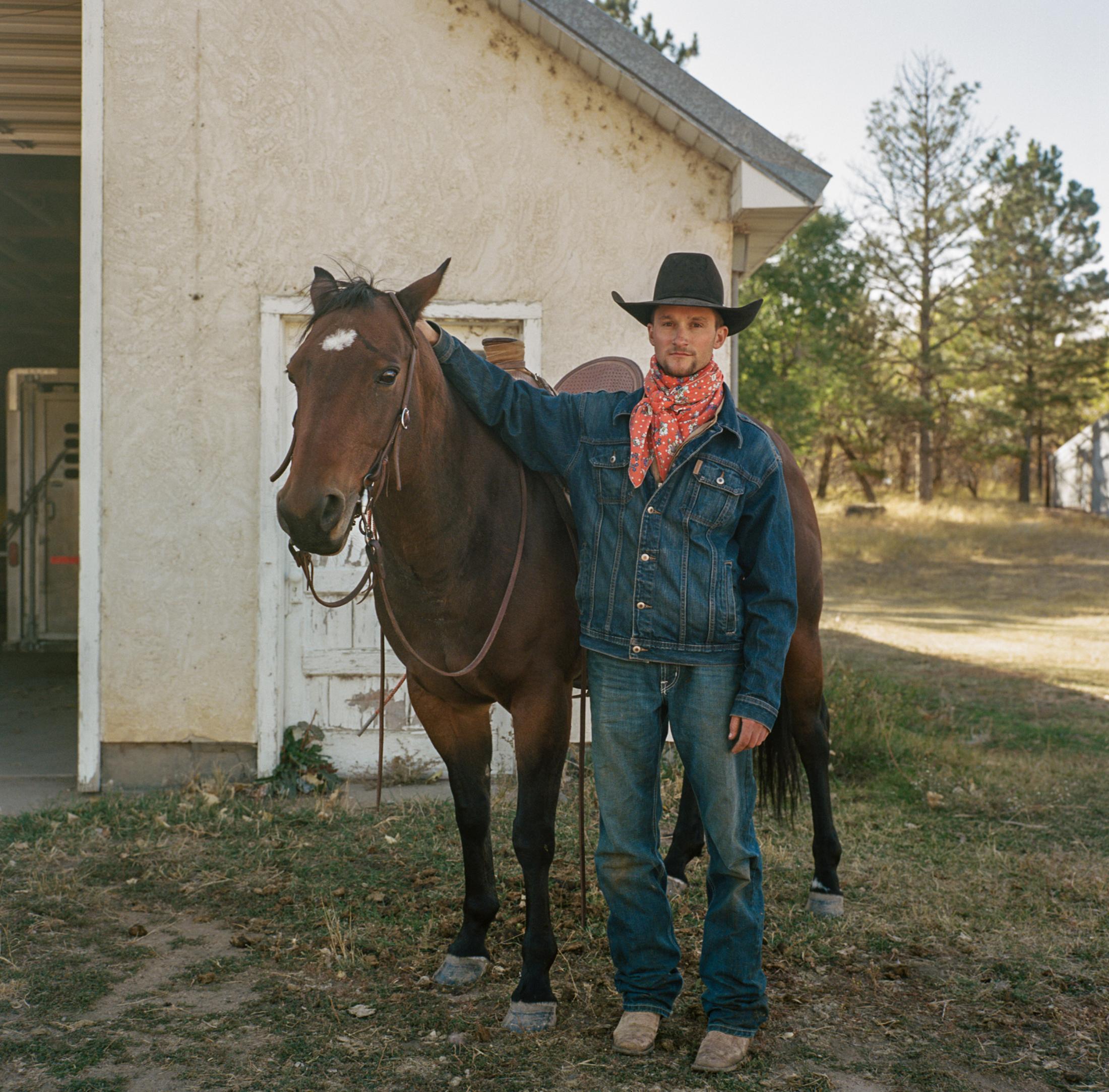 Along the Keystone XL Pipeline, Hoping for a Miracle - Spencer Wahl, 25, from Wyoming, a rider working on the...