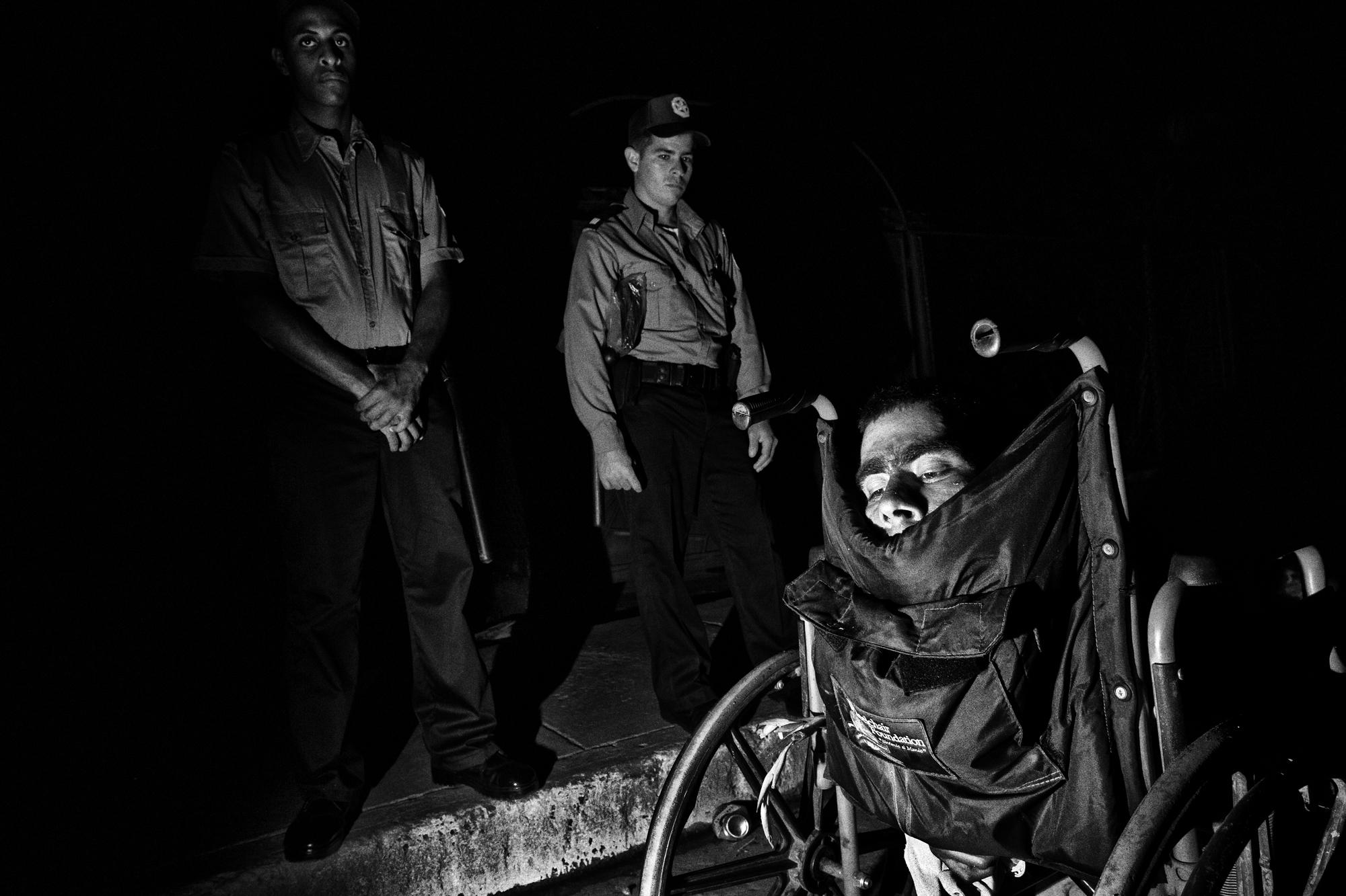 San Lázaro  - Cuba, El Rincon (Santiago de la Vega). A disabled pilgrim...