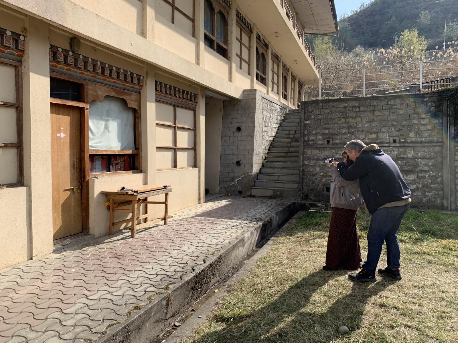 Behind the Scenes - Thimpu, Bhutan. Kirsten Elstner