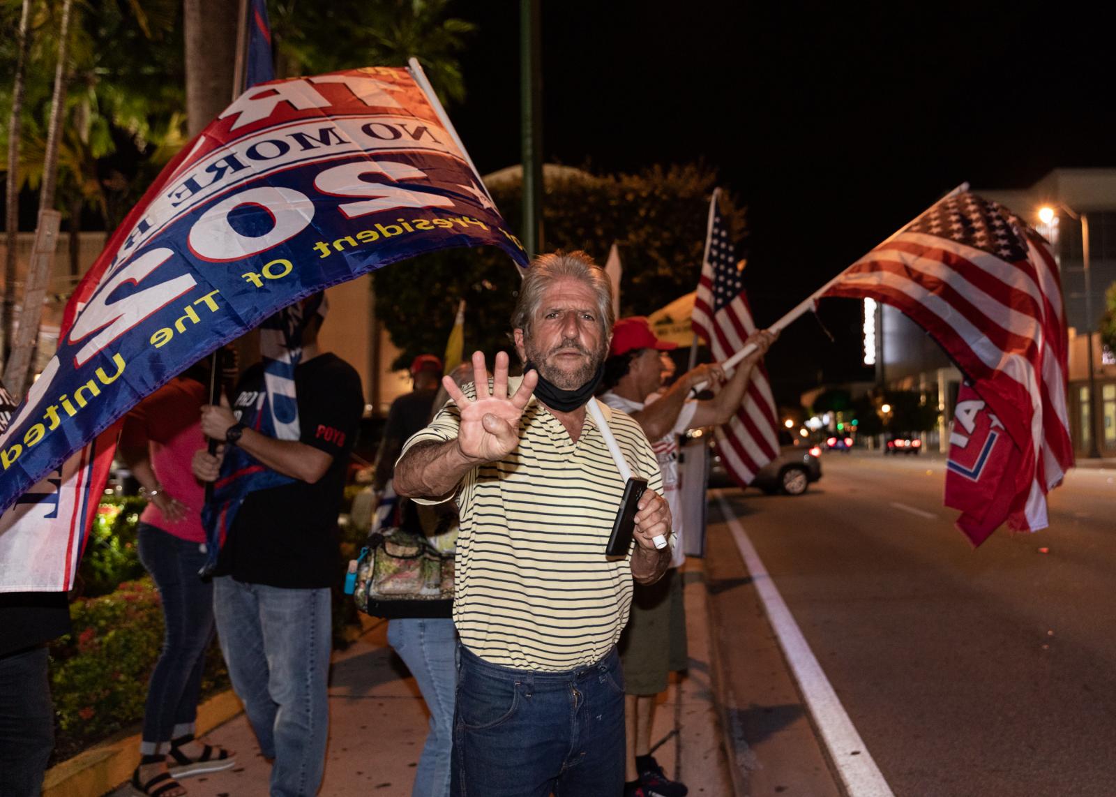 Four More Years, Trump Supporters at Versailles, Little Havana
