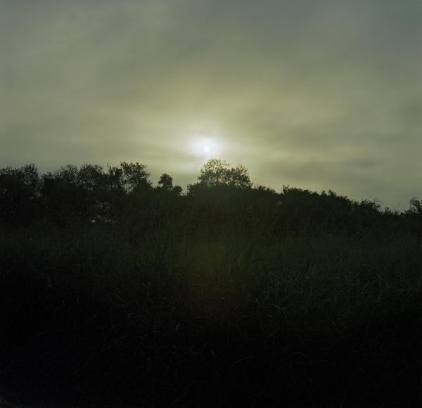Image from Huellas En La Frontera (Footprints on the Border) -   Brownsville, TX - OCTOBER 17, 2020: Sunrise at the...
