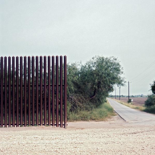 Image from Huellas En La Frontera (Footprints on the Border) -   Brownsville, TX - OCTOBER 16, 2020: The U.S.-Mexico...