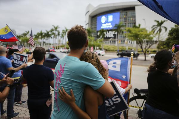 Image from 2020 - Presidential Elections @ Miami, FL - FLORIDA, USA - NOVEMBER 7: Supporters of the Democratic...