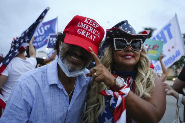 Image from 2020 - Presidential Elections @ Miami, FL - FLORIDA, USA - NOVEMBER 7: Supporters of the Republican...