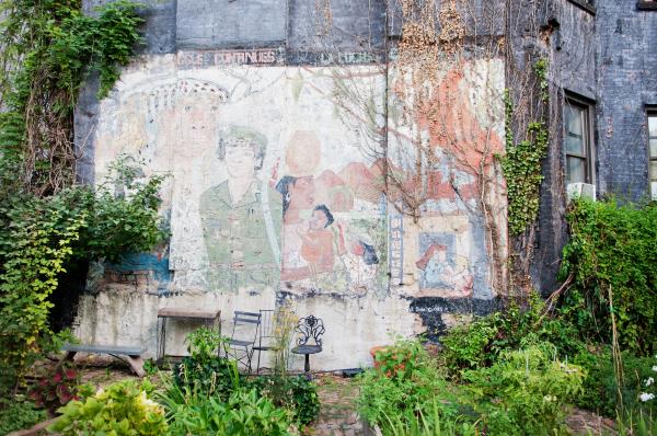 Image from Green Oases in the City - Mural in La Plaza Cultural garden at 9th street and...