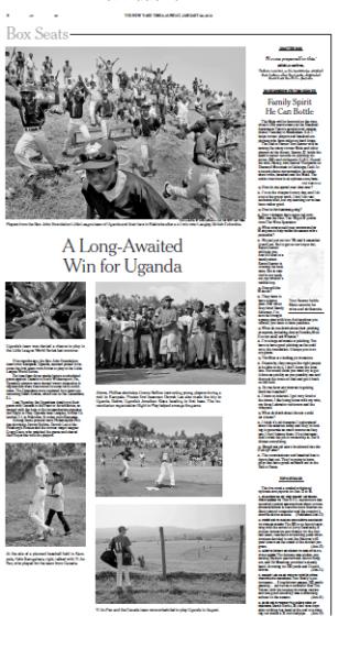 Published - Ugandan Little League Baseball team wins against Canada....