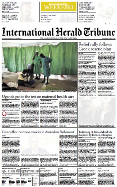 Published - Maternal Health Care in Uganda. In  International Herald...