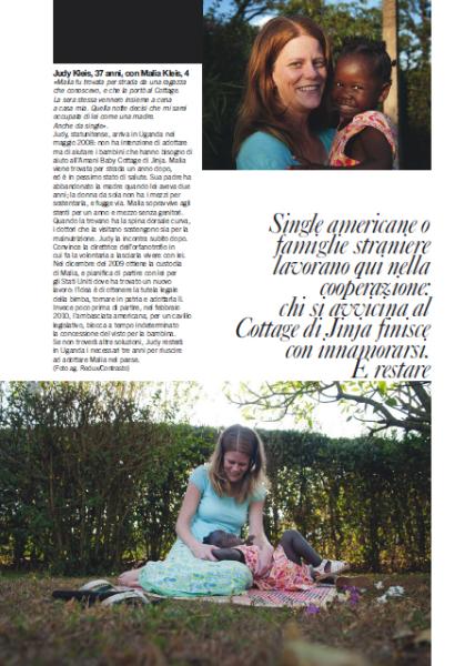 Published - Unusual adoptions in Uganda. In  D, la Repubblica , Italy.