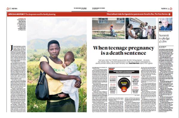 Published - Teenage pregnancy in Uganda. In  The Independent on...