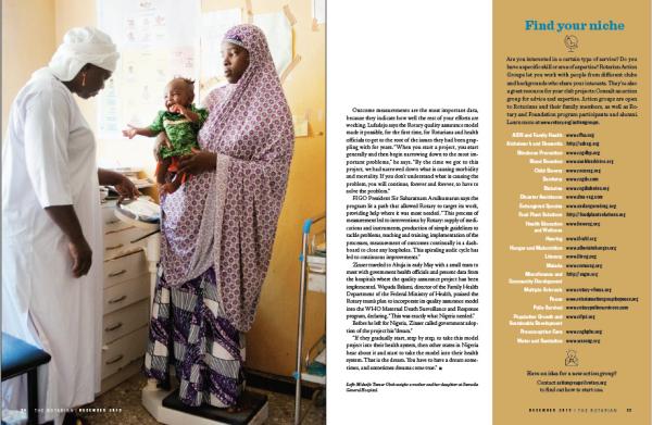 Image from Published - Maternal Health in Nigeria for  Rotary International...