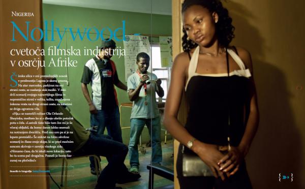 Image from Published - Nollywood in Nigeria. In  Adria Airways In-Flight...