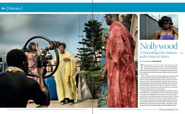 Image from Published - Nollywood in Nigeria. In  Adria Airways In-Flight...