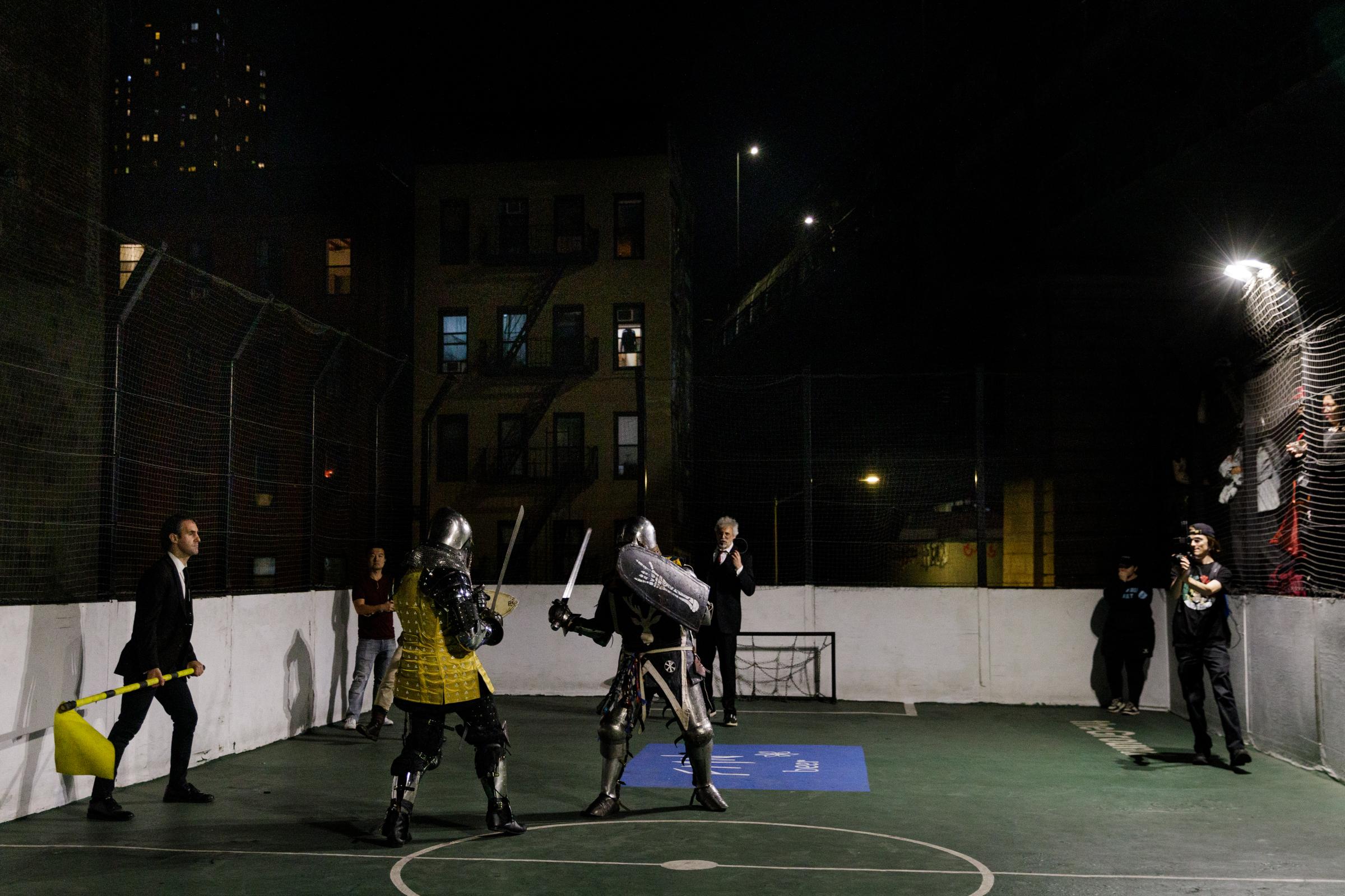New York - November 1: Armored League - Gladiators NYC at The Ground, New York, NY, USA, November 1 2024 
