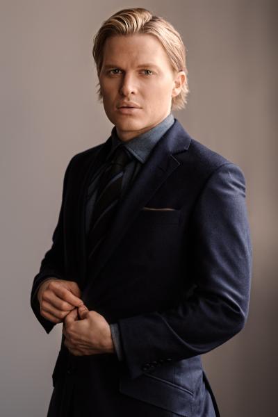Pulitzer Prize-winning investigative journalist Ronan Farrow poses for a portrait in NPR's Manhattan offices ahead of the release of his book 'Catch and Kill,' which details the lengths to which some wealthy abusers go to intimidate and silence their accusers. / A.J. Chavar for NPR