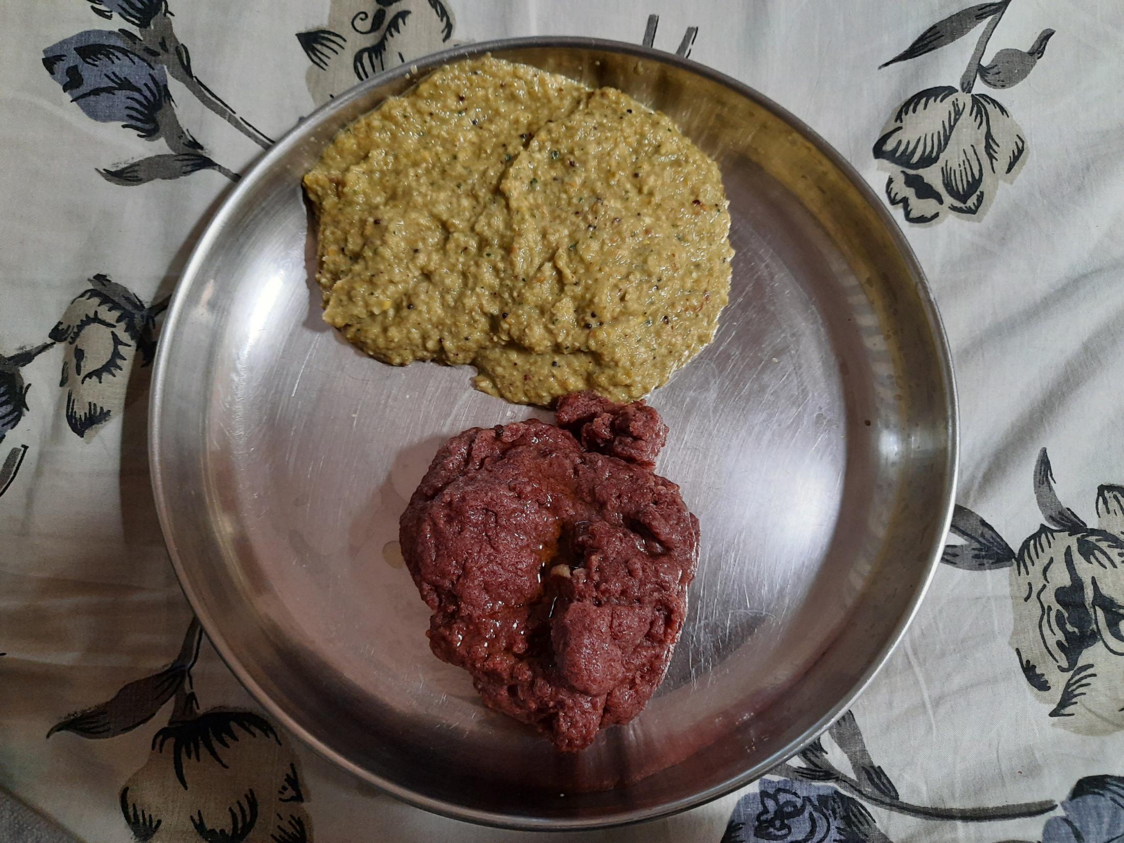  Mum serves me the most nutritional food to give me strength. Nothing beats Ragi. 
