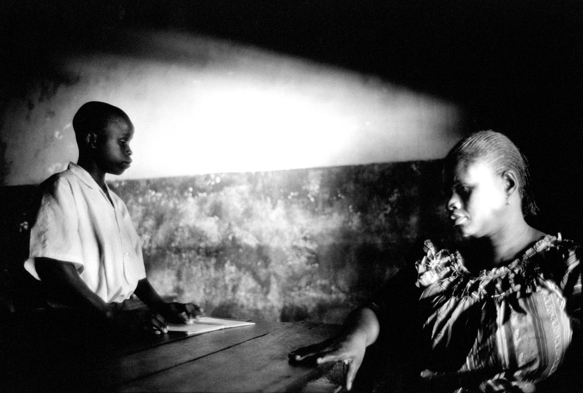 Blind Faith - Sierra Leone, Freetown, June 2002. Milton Margai School...