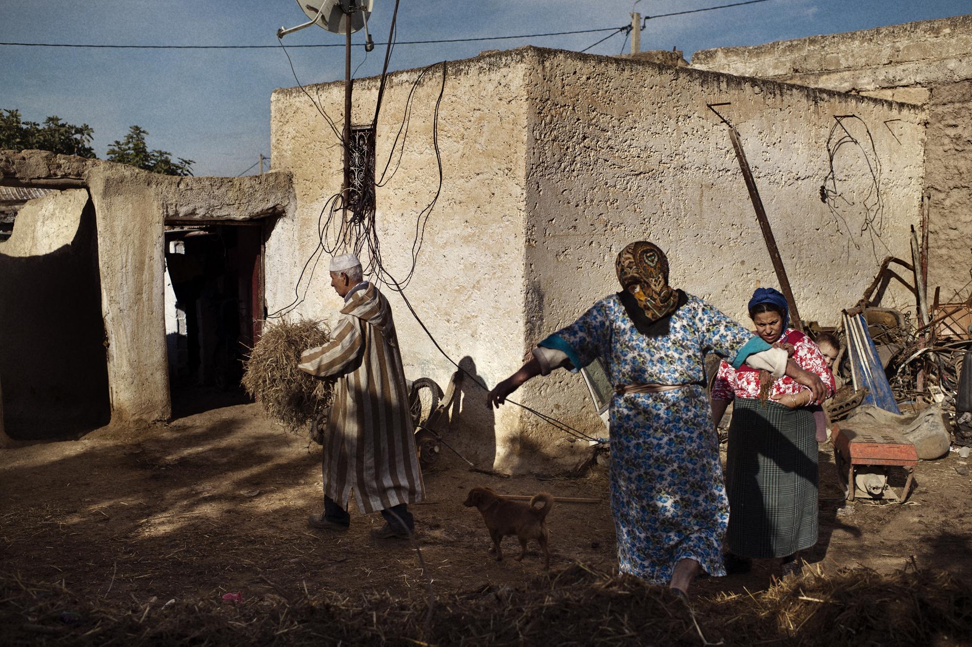 Microcredit / Morocco - Morocco, Oulad Taib. November 2011.
Fatima Bouktib has a...