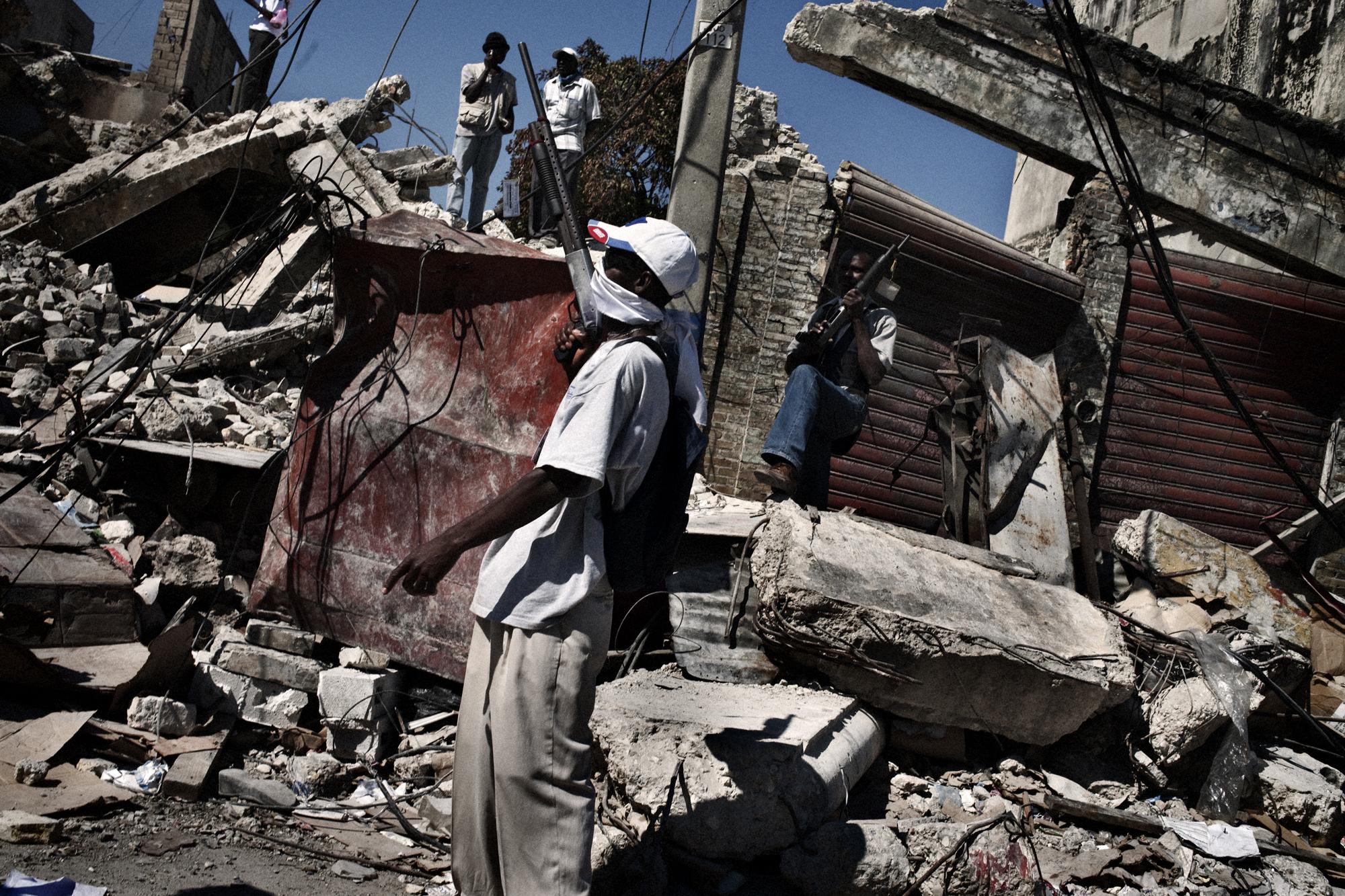 Earthquake - Haiti Earthquake. Port au Prince, Haiti. January 2010....