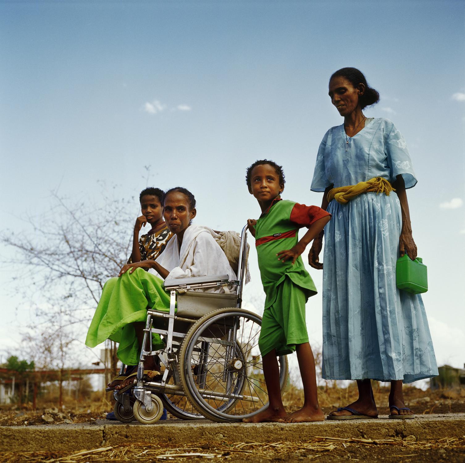Ethiopia - ETHIOPIA Humera, Tigray Portrait of a family. The two...