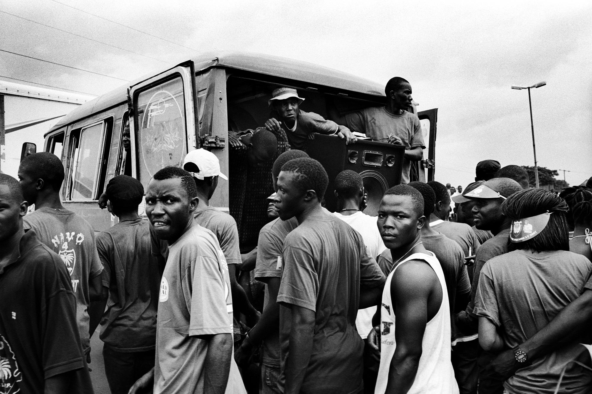 Elections Freetown - Sierra Leone, Freetown. August 2007. APC (all...