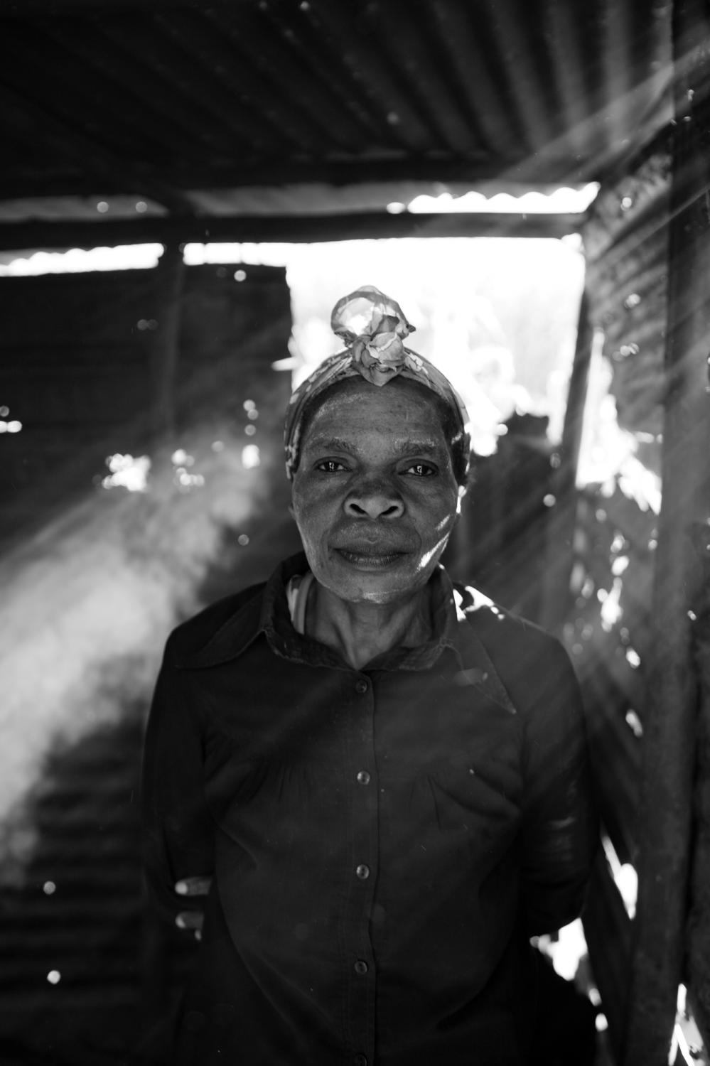 Mozambique - KWAZULU NATAL, ESHOWE, SOUTH AFRICA Thokozile, 53 years...
