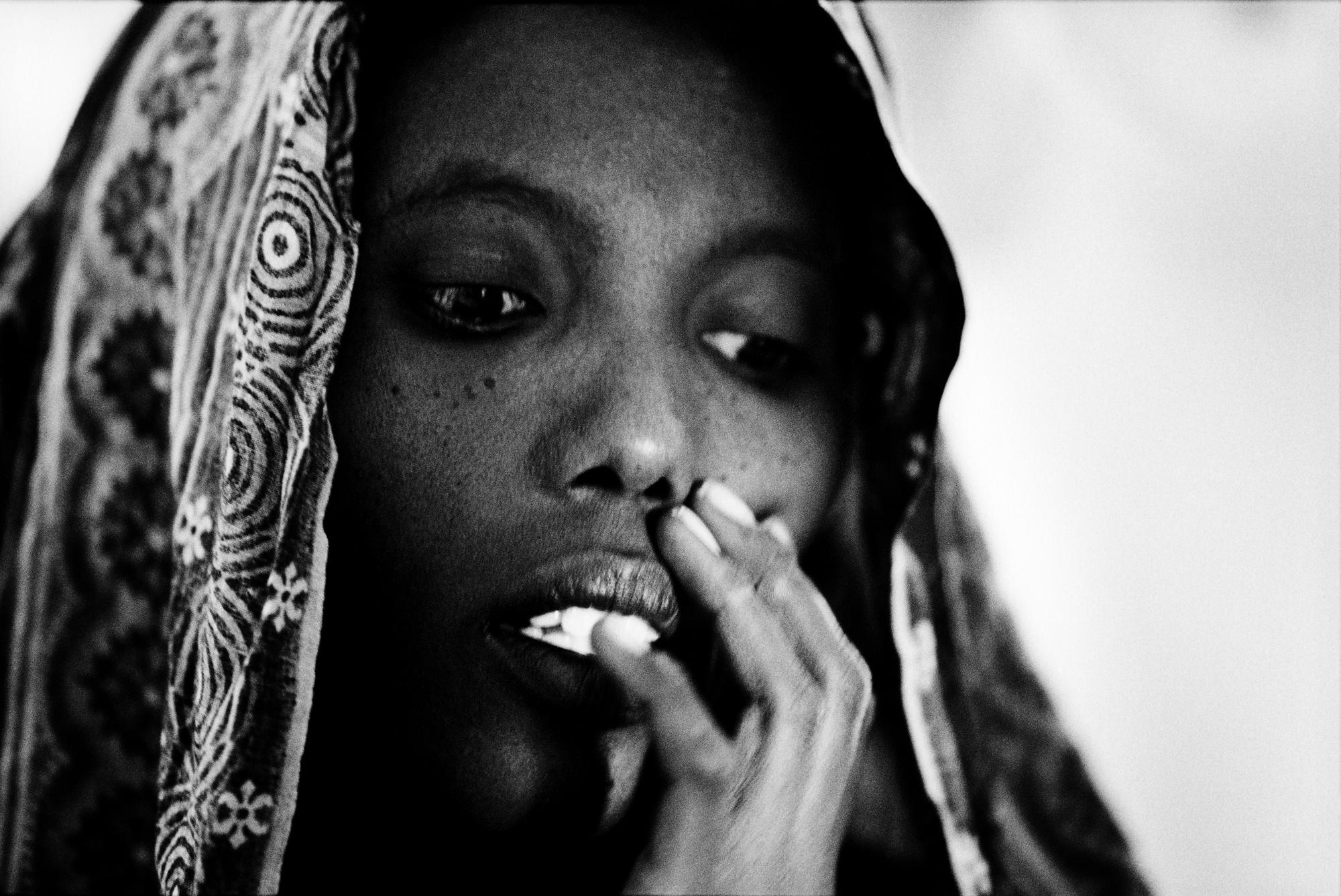 Somalia, the invisible trace - HUDDUR, SOMALIA. MSF Hospital. JULY 2005. Portrait of a...