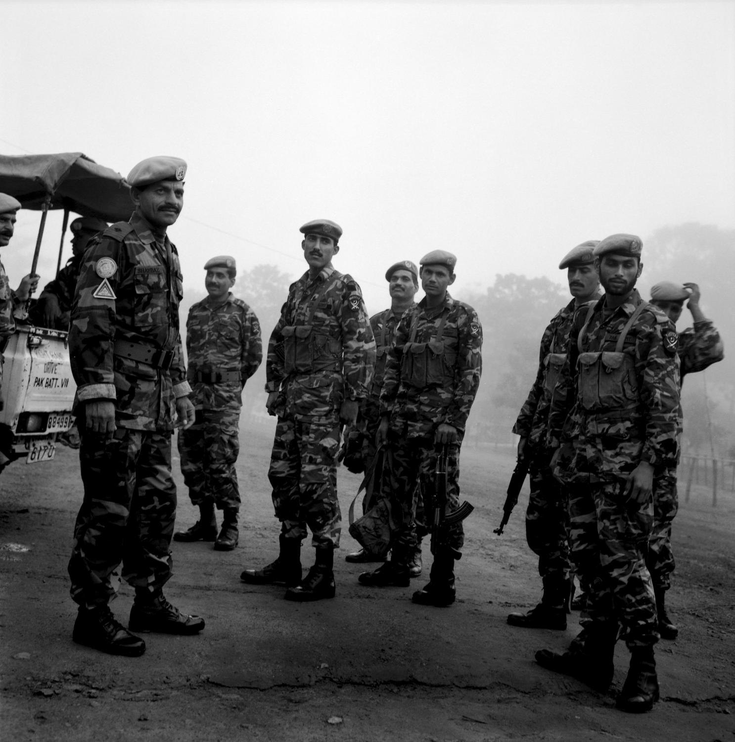 Unamsil - Sierra Leone, Kailahun, (Liberian border) October 2003...