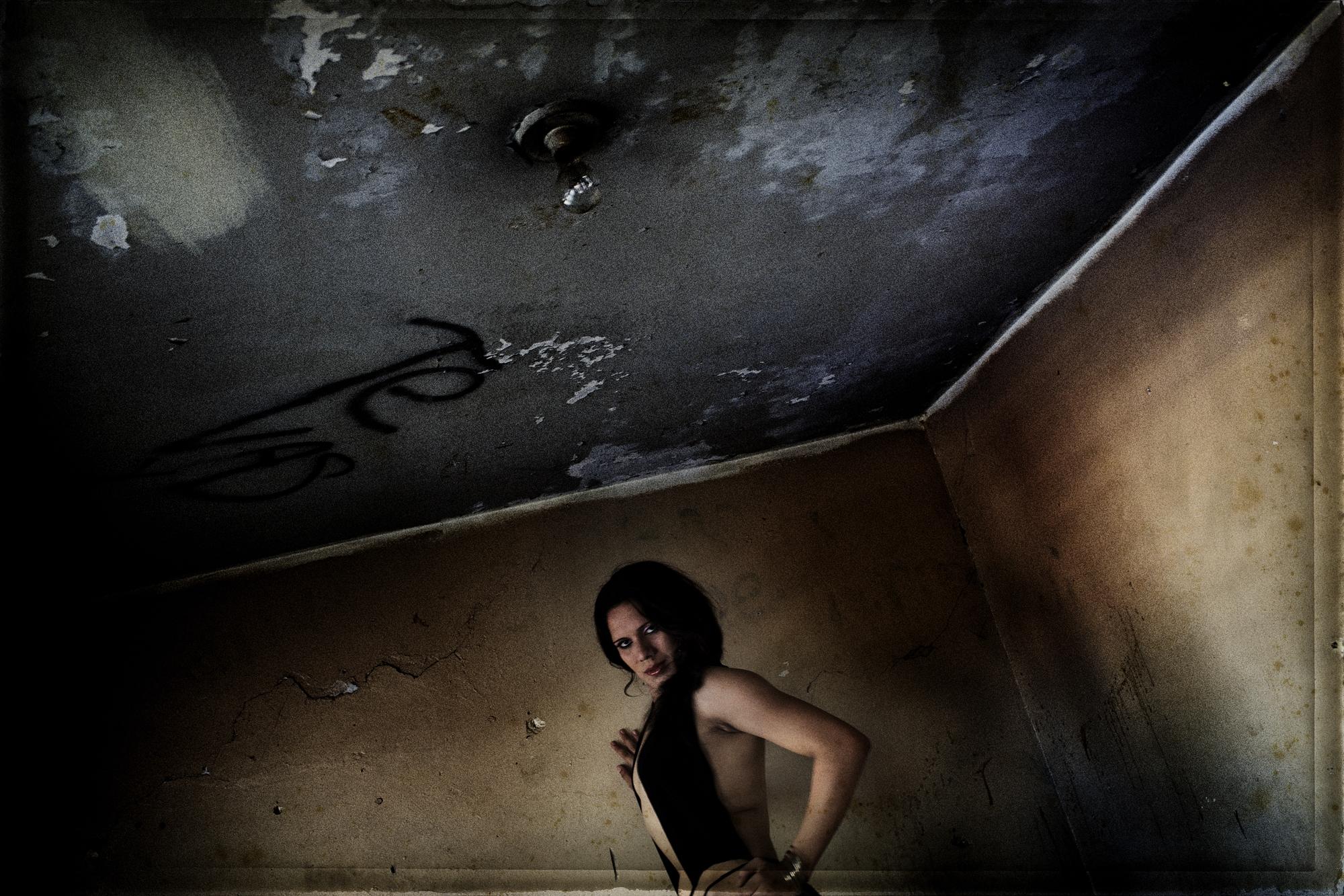 Forced identity - San Pedro Sula, Honduras. May 2008. Deylin in her...