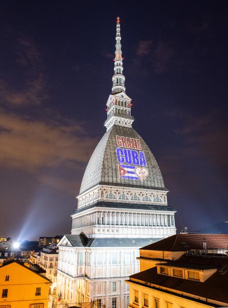 Image from THE CUBAN BRIGADE - Mole Antonelliana, Turin, Italy.
The day after the Cuban...