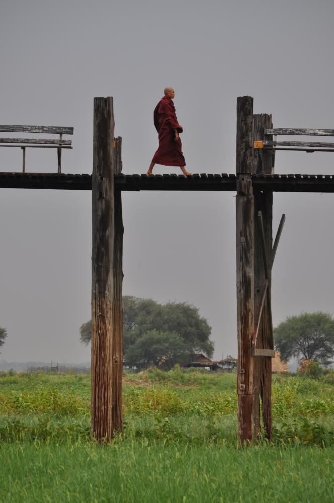 Monk on the Bridge