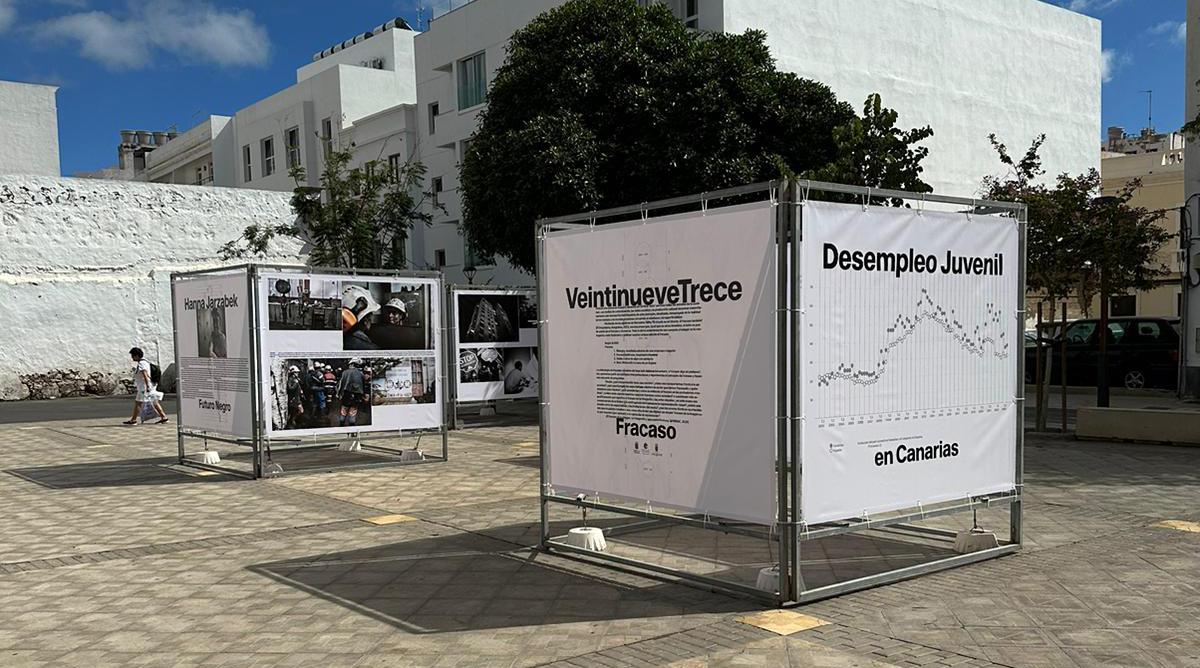 Thumbnail of "Black Future" in collective exhibition in Lanzarote