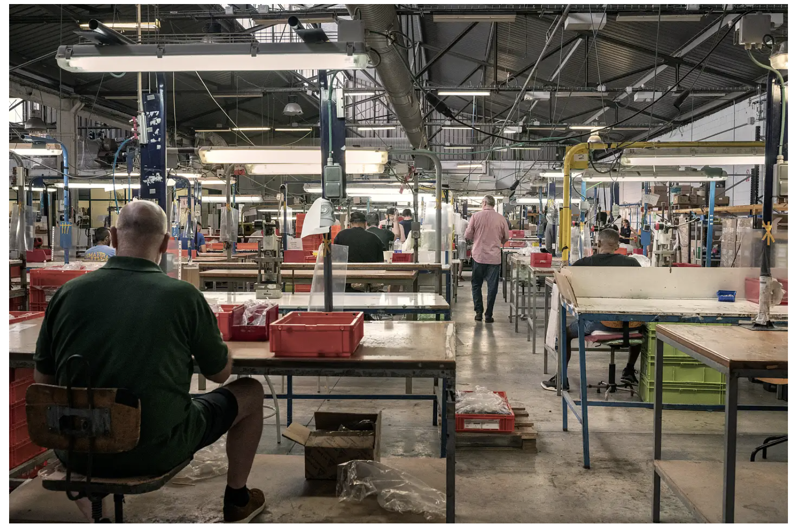 Un atelier de production au cen...na Jarzabek&nbsp; for BASTA
