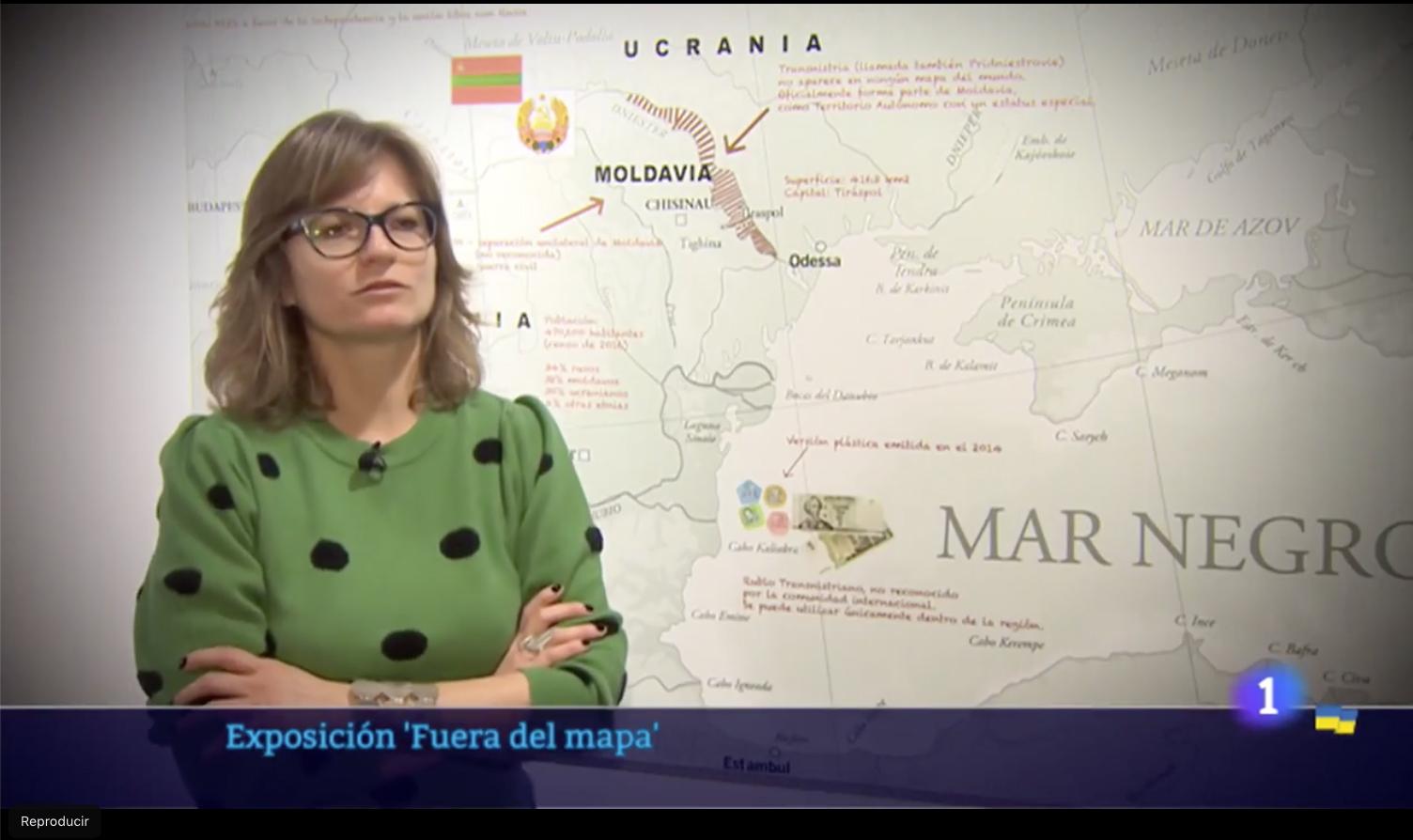 Aragon TV speaks about my solo exhibition "OFF THE MAP" in f/DKV, Zaragoza
