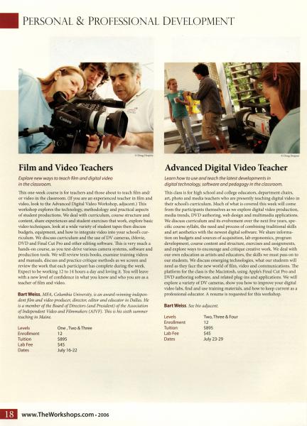 Image from Tearsheets and press - Maine Media Workshops / Branding and marketing content