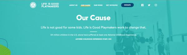 Life Is Good Kids Foundation / Playmaker Program Marketing Campaign