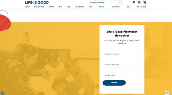 Image from Tearsheets and press - Life Is Good Kids Foundation / Playmaker Program...