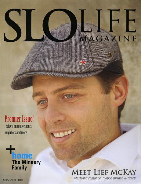Image from Tearsheets and press - SLO Life Magazine / Cover story