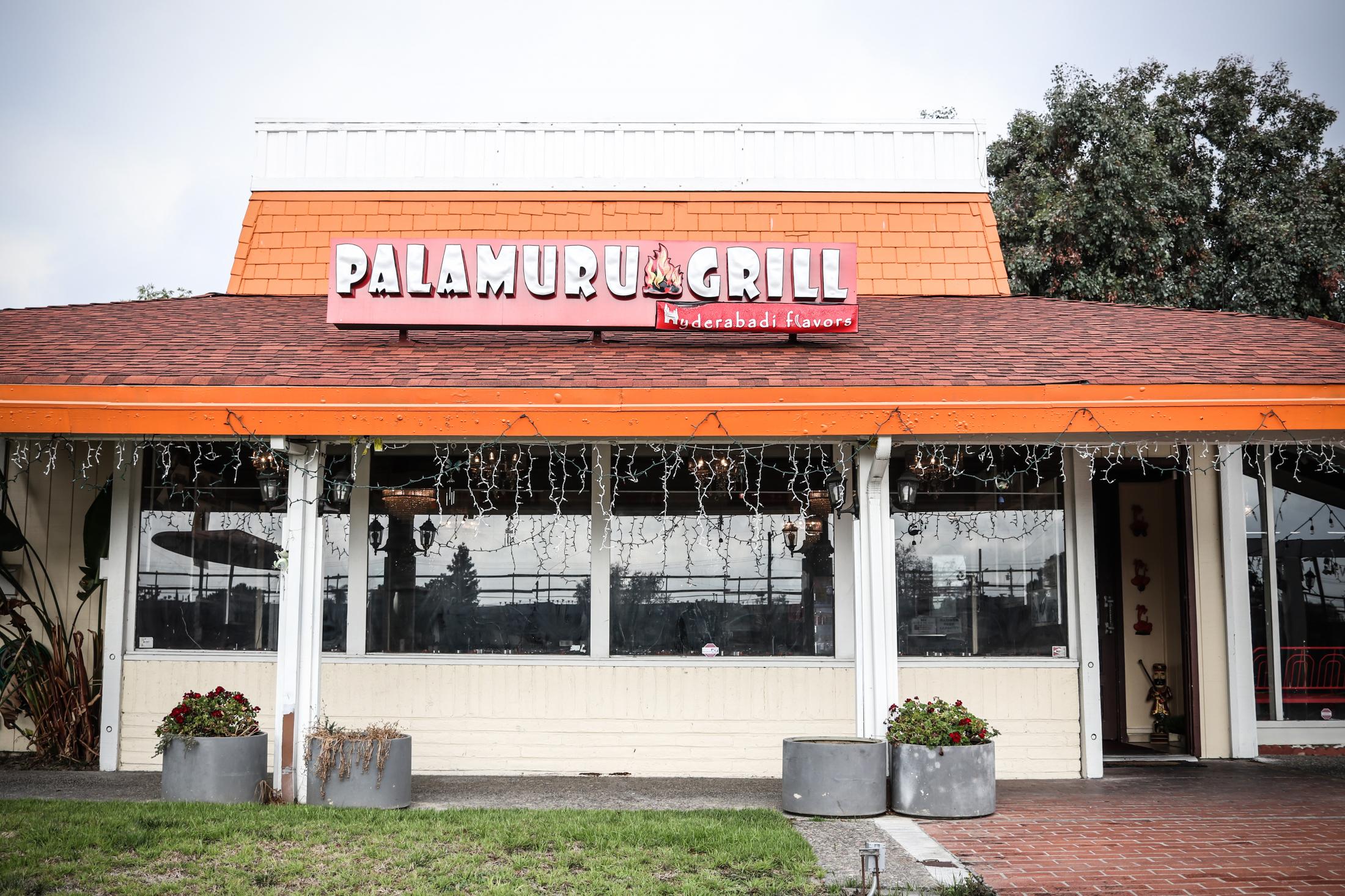 Exterior of Palamuru Grill in Santa Clara, Calif., on Monday, Dec 9, 2019.