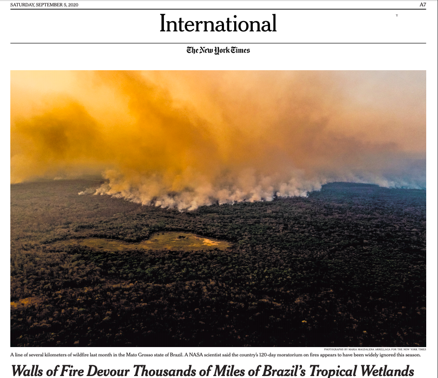 Pantanal in Flames: The World's Largest Tropical Wetland Has Become an Inferno