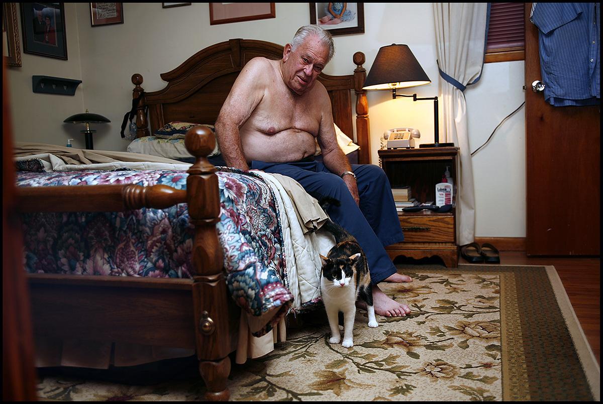 Alzheimer's and Caregiving  - Dasd on His Bed